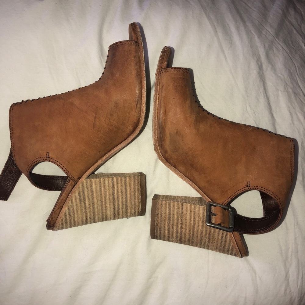 Leather Booties - image 4